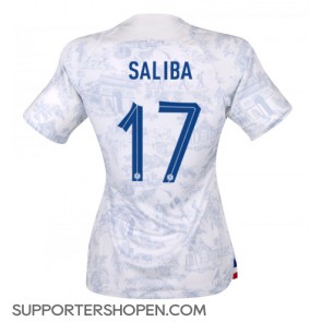 Frankrike William Saliba #17 Borta Matchtröja Dam VM 2022 Kortärmad